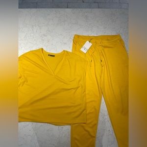Zara Yellow Jumpsuit